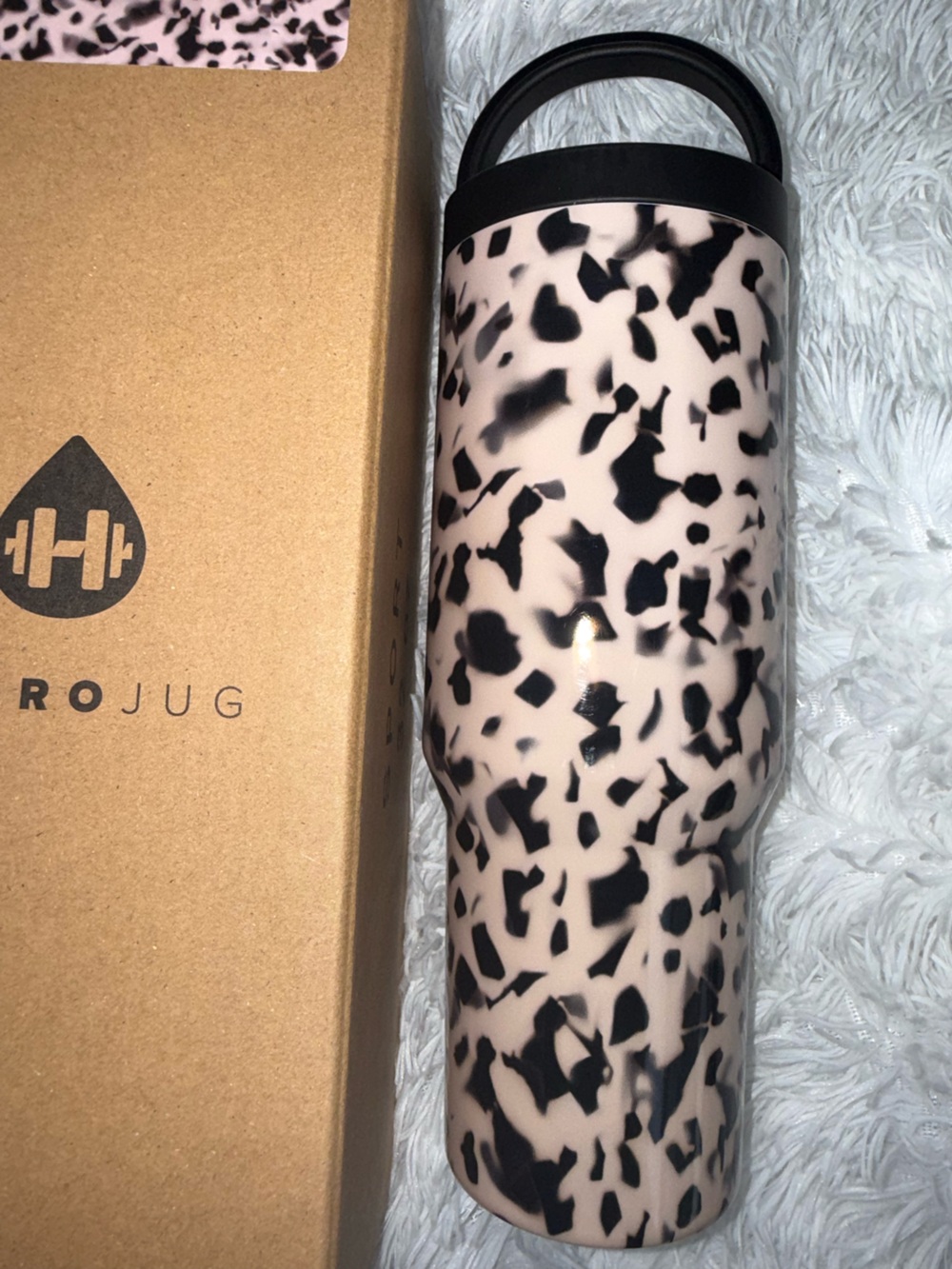 Hydrojug Blonde tortoise 32 oz sport traveler